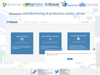 61
Maintenance and Monitoring of production assets - demo
 