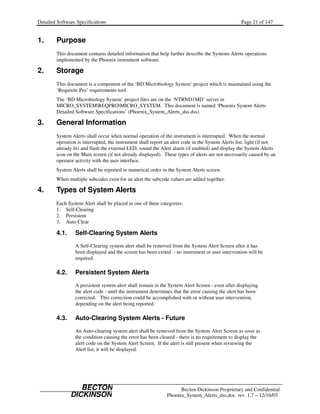 Phoenix Broth Bd Box BD PHOENIX detailed software specs | PDF