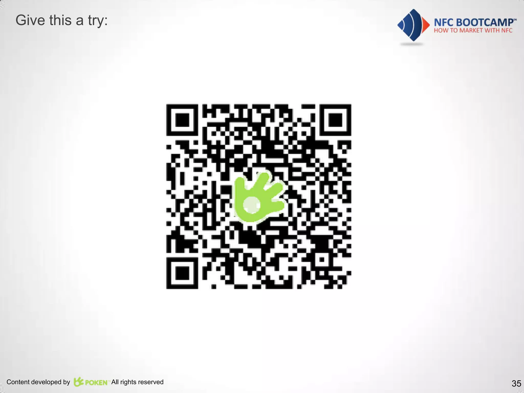 Give this a try:




Content developed by   All rights reserved   35
 