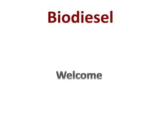 Biodiesel 
 