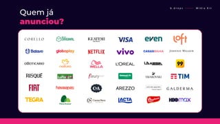 Quem já
anunciou?
b . d r o p s ———— M í d i a K i t
 