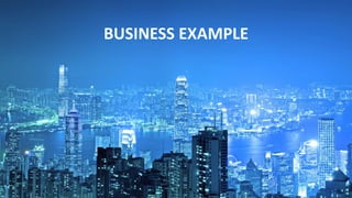 BUSINESS EXAMPLE
 