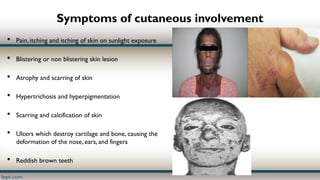 Claudication Rash Heme Metabolism and synthesis for medical and dental students | PPTX