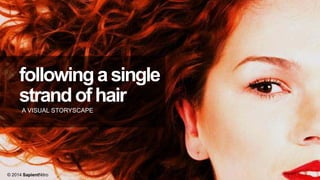 following a single
strand of hair
A VISUAL STORYSCAPE

© 2014 SapientNitro

 