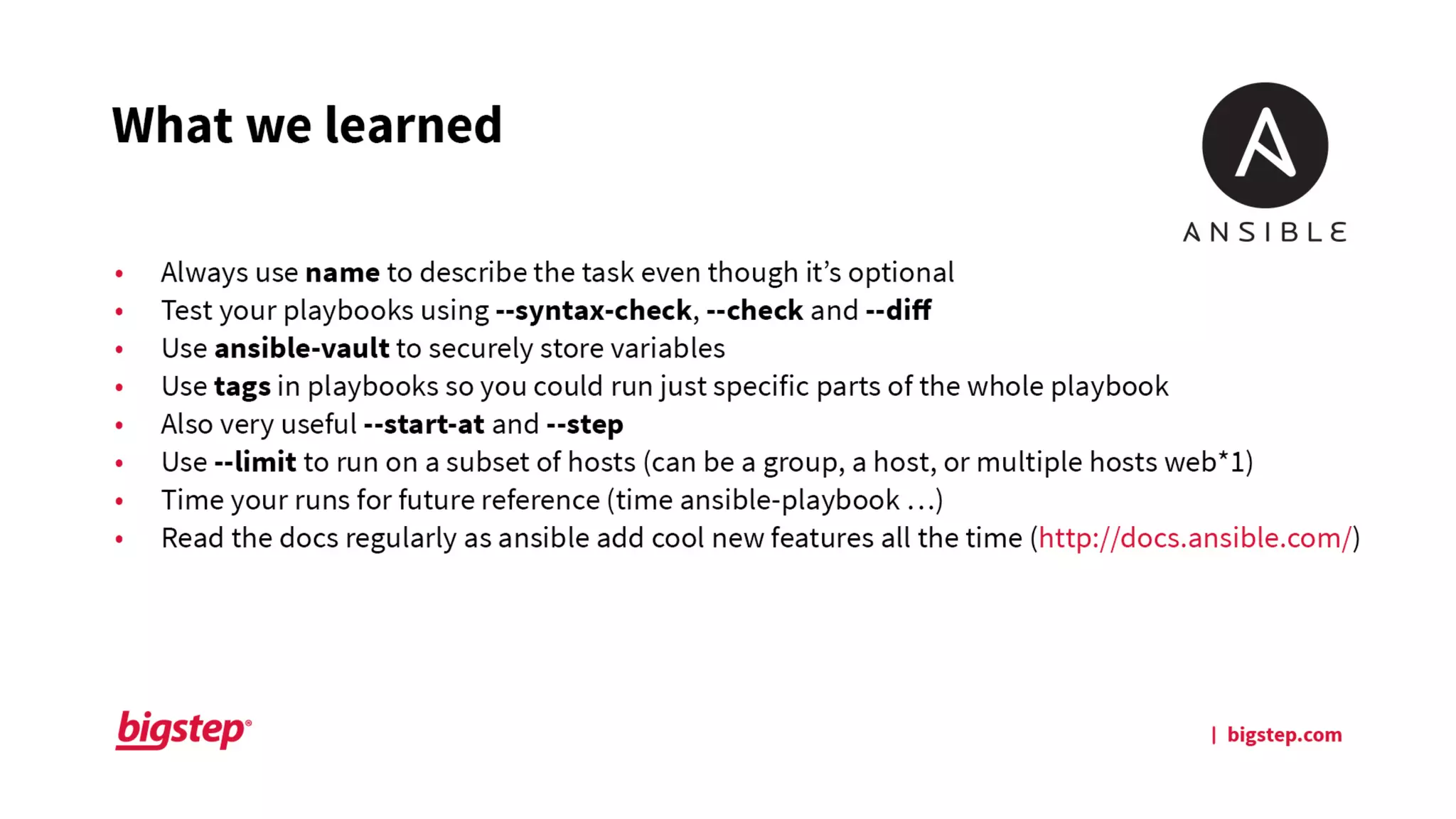 BDW16 London -  Marius Boeru, Bigstep - How to Automate Big Data with Ansible