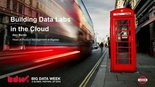 Building Data Labs
in the Cloud
Alex Bordei
Head of Product Management at Bigstep
 