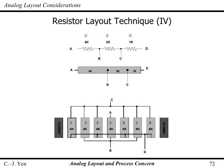 Analog Layout and Process Concern