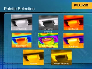 The RANGE represents the highest and lowest temperature value the camera is calibrated to measure