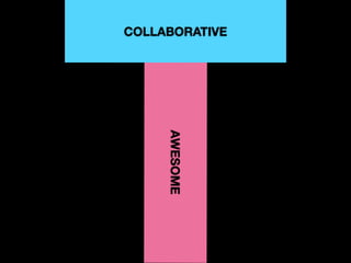 COLLABORATIVE




     AWESOME
 