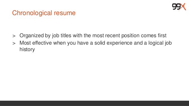 what should come first on a resume