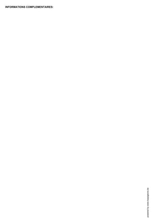 INFORMATIONS COMPLEMENTAIRES:
poweredbywww.toppigeons.be
 