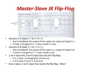 MASTER SLAVE JK FLIP FLOP & T FLIP FLOP | PPTX