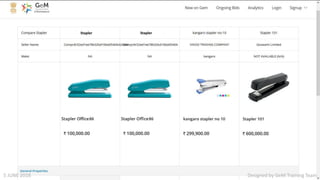 Stapler Stapler
Designed by GeM Training Team5 JUNE 2018
 