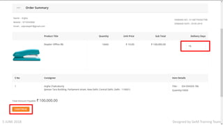 Stapler Office 86
Designed by GeM Training Team5 JUNE 2018
 