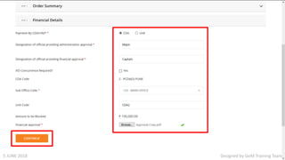 Designed by GeM Training Team5 JUNE 2018
 