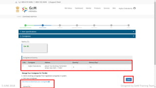 Designed by GeM Training Team5 JUNE 2018
 