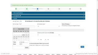 Designed by GeM Training Team5 JUNE 2018
 