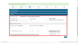 Designed by GeM Training Team5 JUNE 2018
 