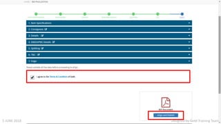 Designed by GeM Training Team5 JUNE 2018
 