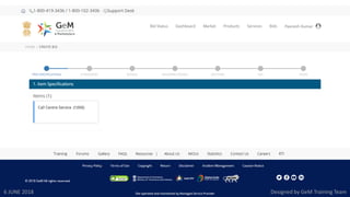 Designed by GeM Training Team6 JUNE 2018
 