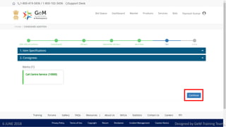 Designed by GeM Training Team6 JUNE 2018
 