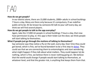 We have a live first




Thanks to the brilliance, expertise, passion and love coming from Michael & co...


                  http://beta.iguata.com/
We would love feedback:
        what intrigued you about using iguata?
        what did you want to be able to do, but weren't?
        what could this do for you over time?
                  please email feedback to me: monk51295@gmail.com
                  or Michael: michael@igniter.com



   my feedback
   and perhaps – a clearer vision of what we’re thinking the app might do
 
