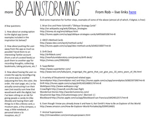 (cont)
It appears all these connections will be from like-minded thinking, what about the
possibilities of connecting adjacent or random thinking?
     The app is simply to jumpstart connections. We’re thinking people will be blown
     away by the like-minded thinkers/experts in our own town, and that will allure
     them to continue talking. If we get people who can also program randomness into
     the app, super. That is where magic happens.
     We do have a local event, via our homeless collective, in November, that is seeking
     the same goal: being known by someone. We’re thinking the timing is perfect to
     play out, face to face and random connections, just to see where they lead.
Do you have an executive summary?
     Am working on a short version statement/summary in doc form. Any one want to
     help with that?.. : )
How can I help?
     Offer insight, connect us to people, help with funding (kickstarter when we launch)
     or donations (recycled devices, donated bandwidth). Help us prototype when we
     have a prototype app. Help us offer up examples of individual mesh networks, (like
     i am doing on the brain via Jerry’s brain) by starting today to create your own mesh
     on whatever works for you. Maybe you already have one and you could send a
     link. (monk51295@gmail.com) grazie guys.
 