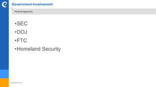 © benefitexpress 2016
Government Involvement
•SEC
•DOJ
•FTC
•Homeland Security
Federal Agencies
 