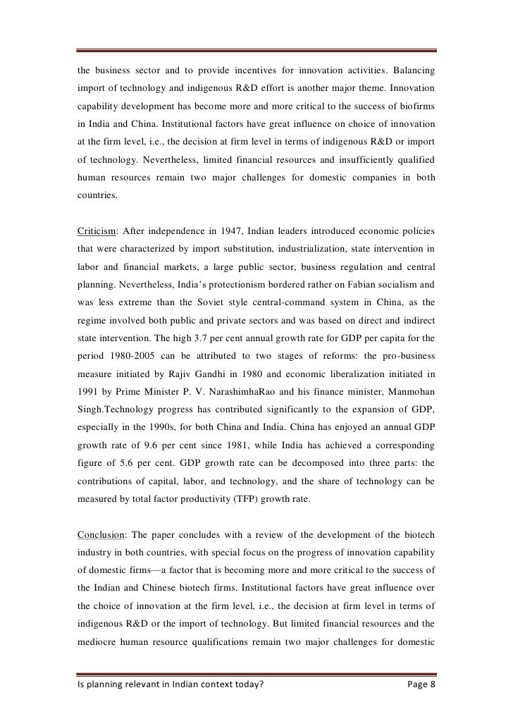 role of economic planning in indian context Indian planning experience the role of planning commission as 85 sector-wise consumption of commercial energy in the indian economy 101. role of economic planning in indian context Indian planning experience the role of planning commission as 85 sector-wise consumption of commercial energy in the indian economy 101.