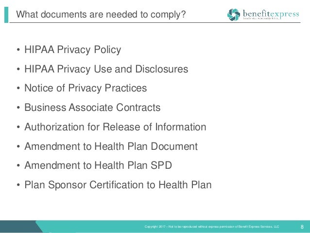 hippa privacy policy