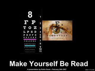 Make Yourself Be Read 8 