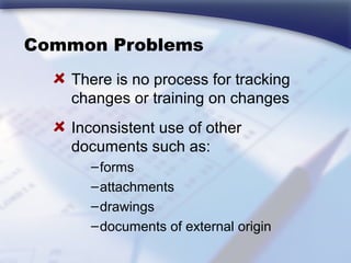 Document & Data Control | PPT