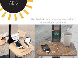 ADS
Use the desks as an advertisement platform
(Sample for Ameria Bank)
 