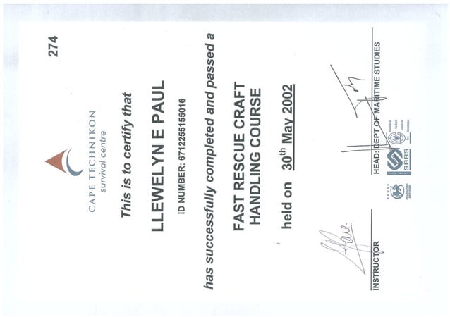 Fast Rescue Craft | PDF