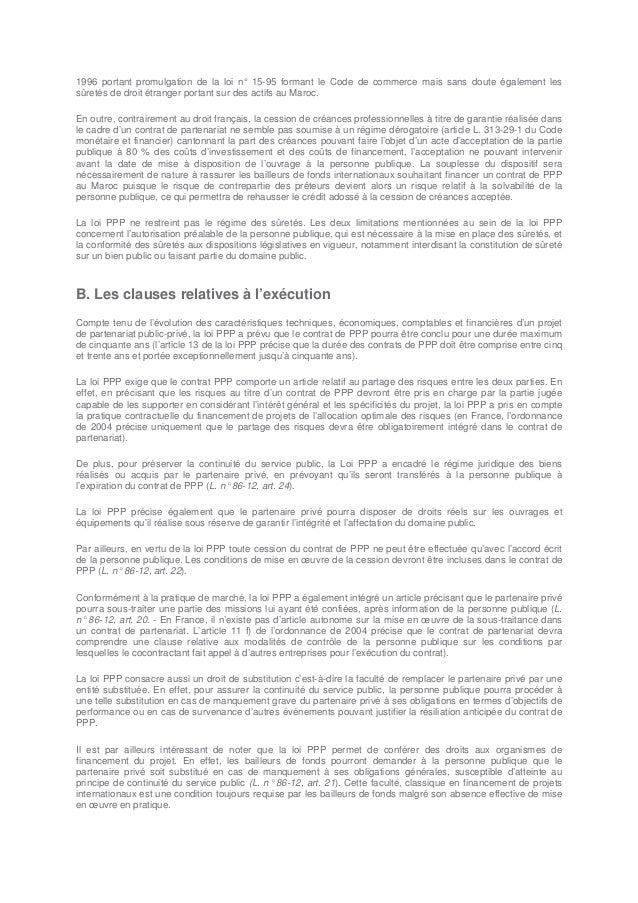 Nouvelle Loi PPP Marocaine