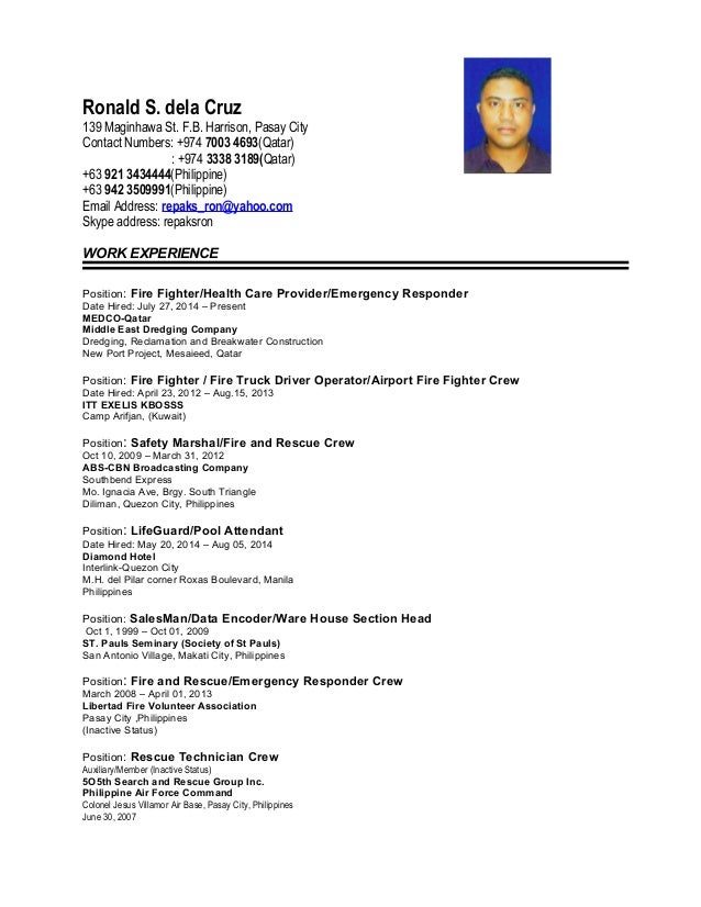 rhon resume