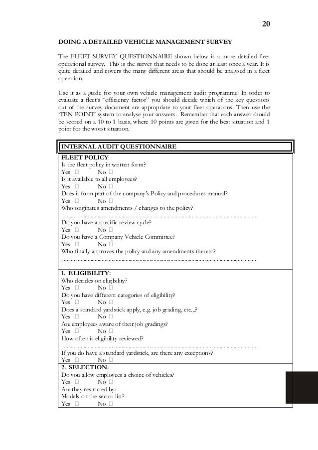 company vehicle policy and procedures