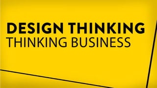 design thinking
THINKING BUSINESS
 