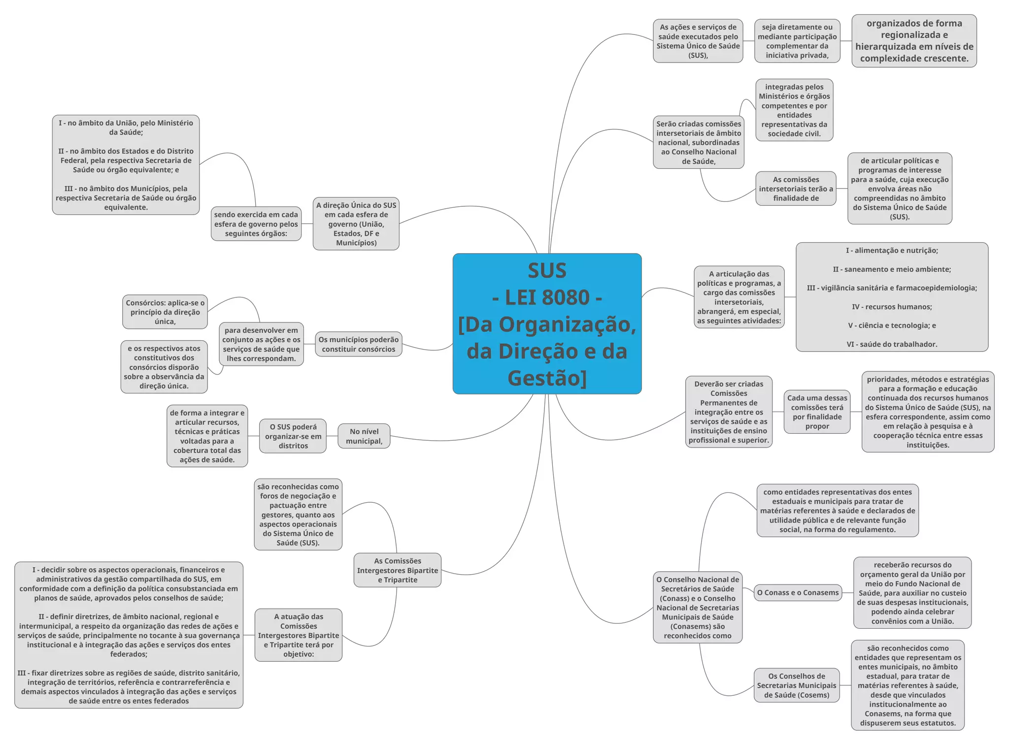mapa-mental-sus-lei-8080-da-organiza-o-da-dire-o-e-da-gest-o