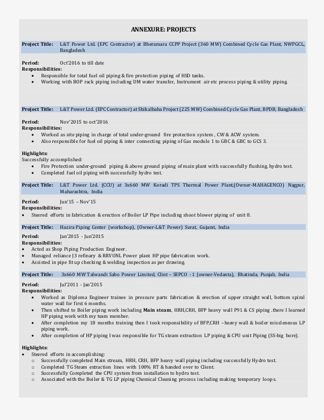 piping engineer cv sandip karmakar cv piping engineer
