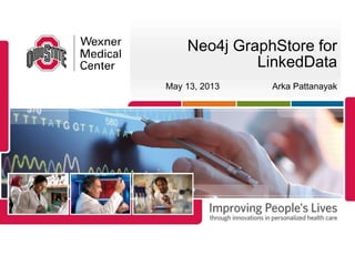 Neo4j GraphStore for
LinkedData
May 13, 2013 Arka Pattanayak
 