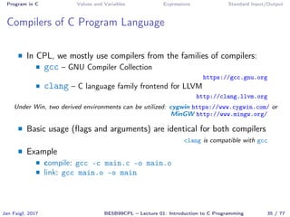 C program handouts | PDF