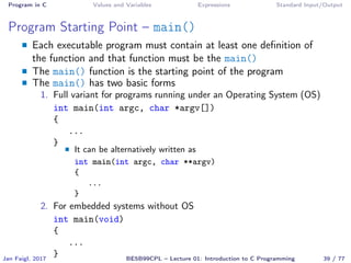 C program handouts | PDF