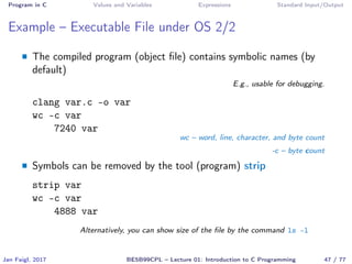 C program handouts | PDF