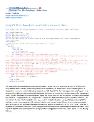 SSMS-waitstats | PDF
