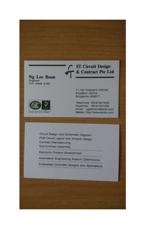 ST Circuit Design Business Card