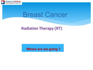 Updates in Radiotherapy for Breast Cancer | PPTX