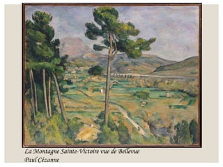 La Montagne Sainte-Victoire vue de Bellevue
Paul Cézanne
 
