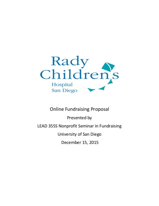 rady children s hospital fundraising proposal
