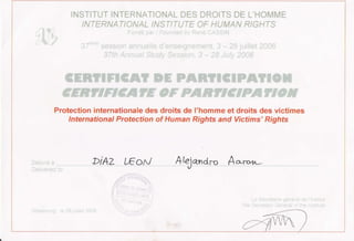 Course du Droit des Hommes, Strasbourg 2006